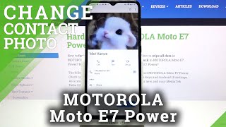 How to Add Photo to Contact in MOTOROLA Moto E7 Power – Personalize Contact screenshot 4