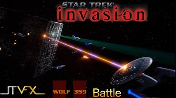 STAR TREK INVASION Parts 1 & 2 (Wolf 359 Battle) Full Movie 