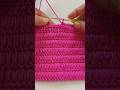EASY Crochet Pattern For Beginners Crochet Stitch For Baby Blanket Bag Scarf 