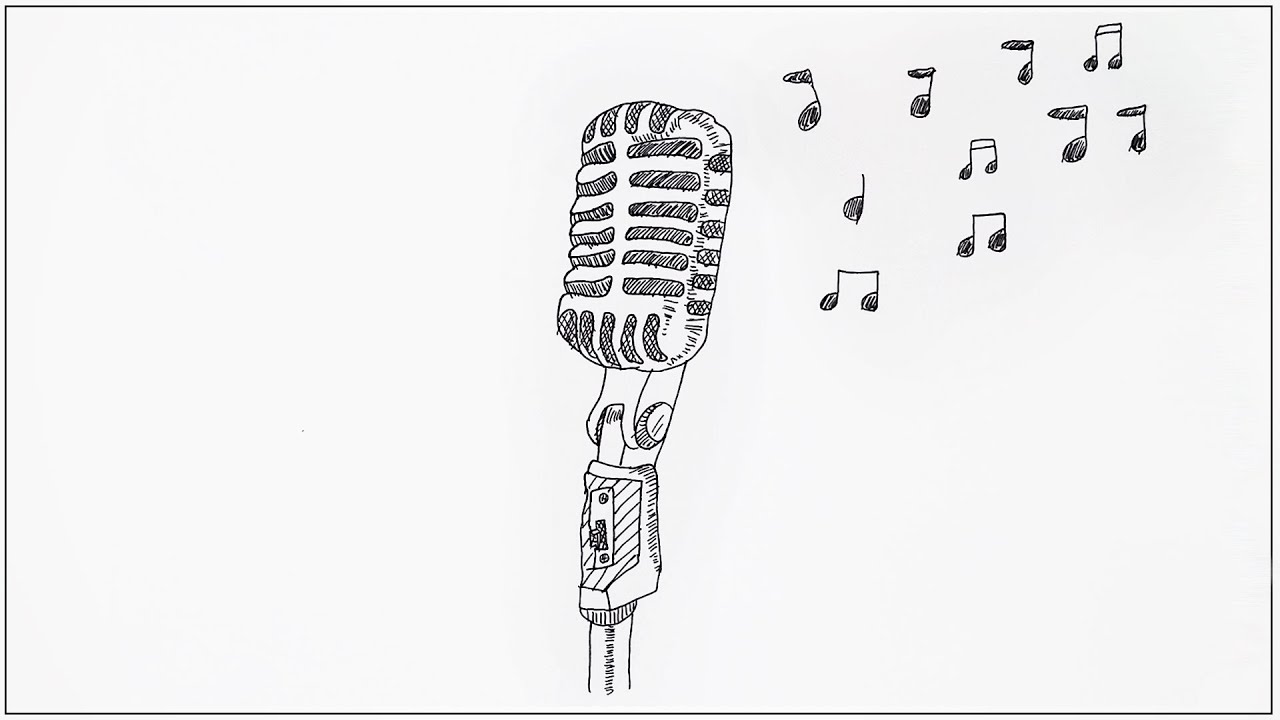 Microphone Drawing Images  Browse 235363 Stock Photos Vectors and Video   Adobe Stock