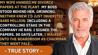 My Wife Handed Me Divorce Papers at the Plant—My Boss Stood Behind Her Grinning. | Old Lion Stories News