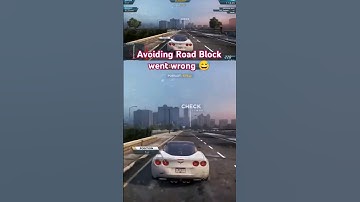Avoiding Road Block went wrong #nfs #nfsshorts #needforspeed #nfsmostwanted2012