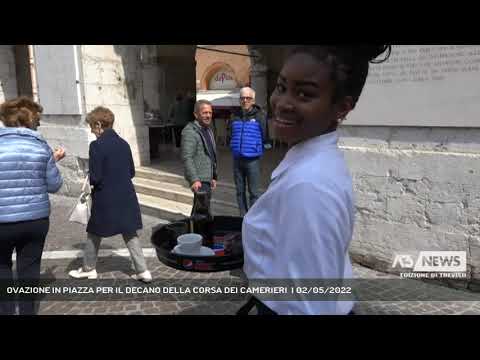 OVAZIONE IN PIAZZA PER IL DECANO DELLA CORSA DEI CAMERIERI  | 02/05/2022