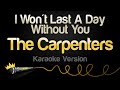 The Carpenters - I Won&#39;t Last A Day Without You (Karaoke Version)