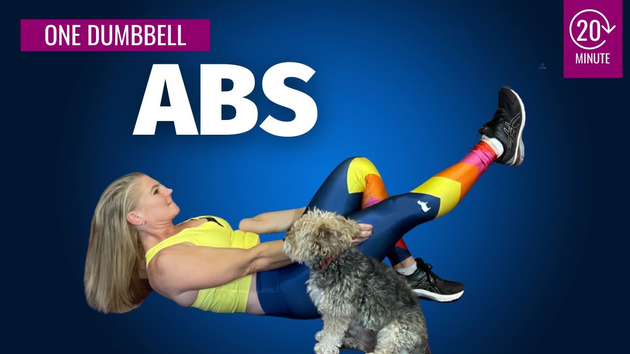 20 Minute Abs workout with One Dumbbell 🔥 KILLER ABS AT HOME 🔥 - YouTube