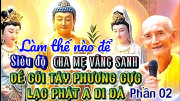 Làm thế nào để SIÊU ĐỘ cha mẹ VÃNG SANH cõi CỰC LẠC của PHẬT A DI ĐÀ - Phần 02 - HT THÍCH GIÁC KHANG