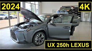 2024 Lexus UX 250h Hybrid Luxury Package Full Review of features and Detailed Walk Through