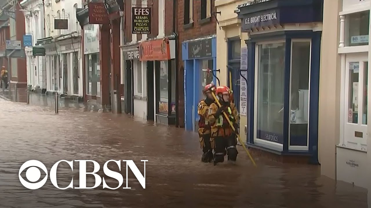 Bomb cyclone triggers massive flooding in U.K.; armed gang steals toilet paper in Hong Kong