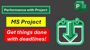 #10 MS Project - Get things done with deadlines