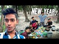 New year party in jungle 