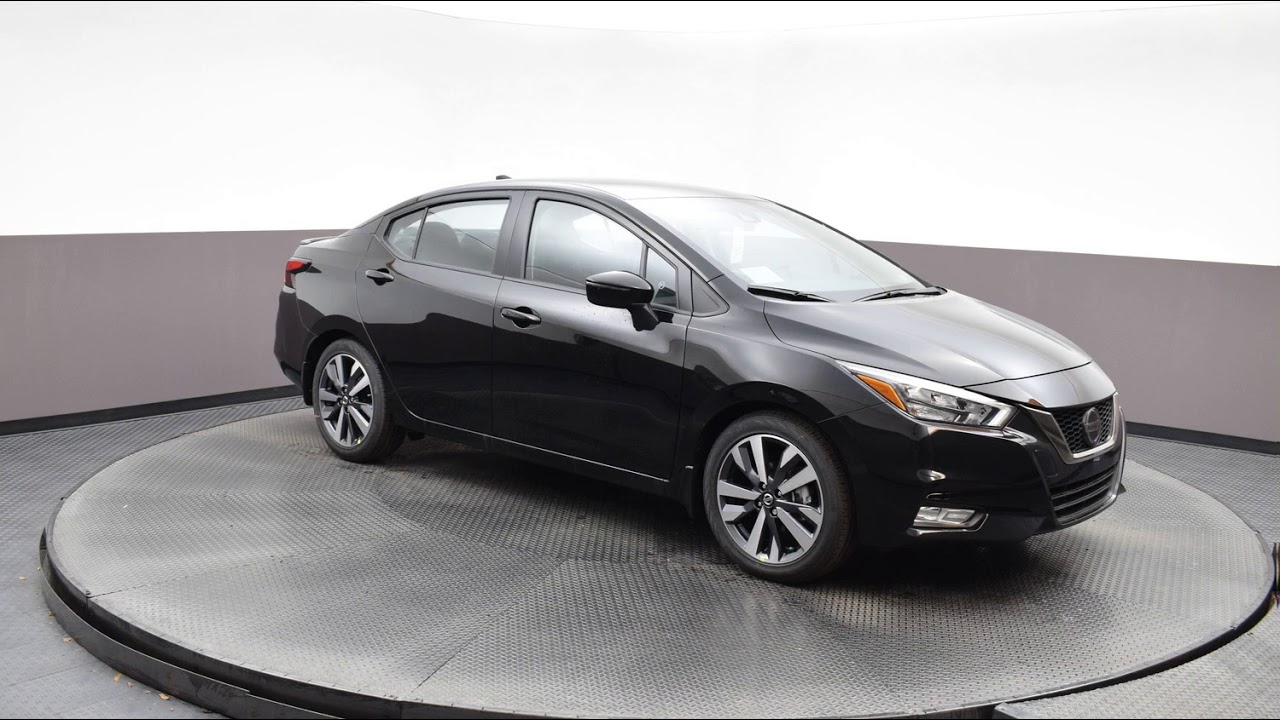 2020 Super Black Nissan Versa 4D Sedan 7201 YouTube