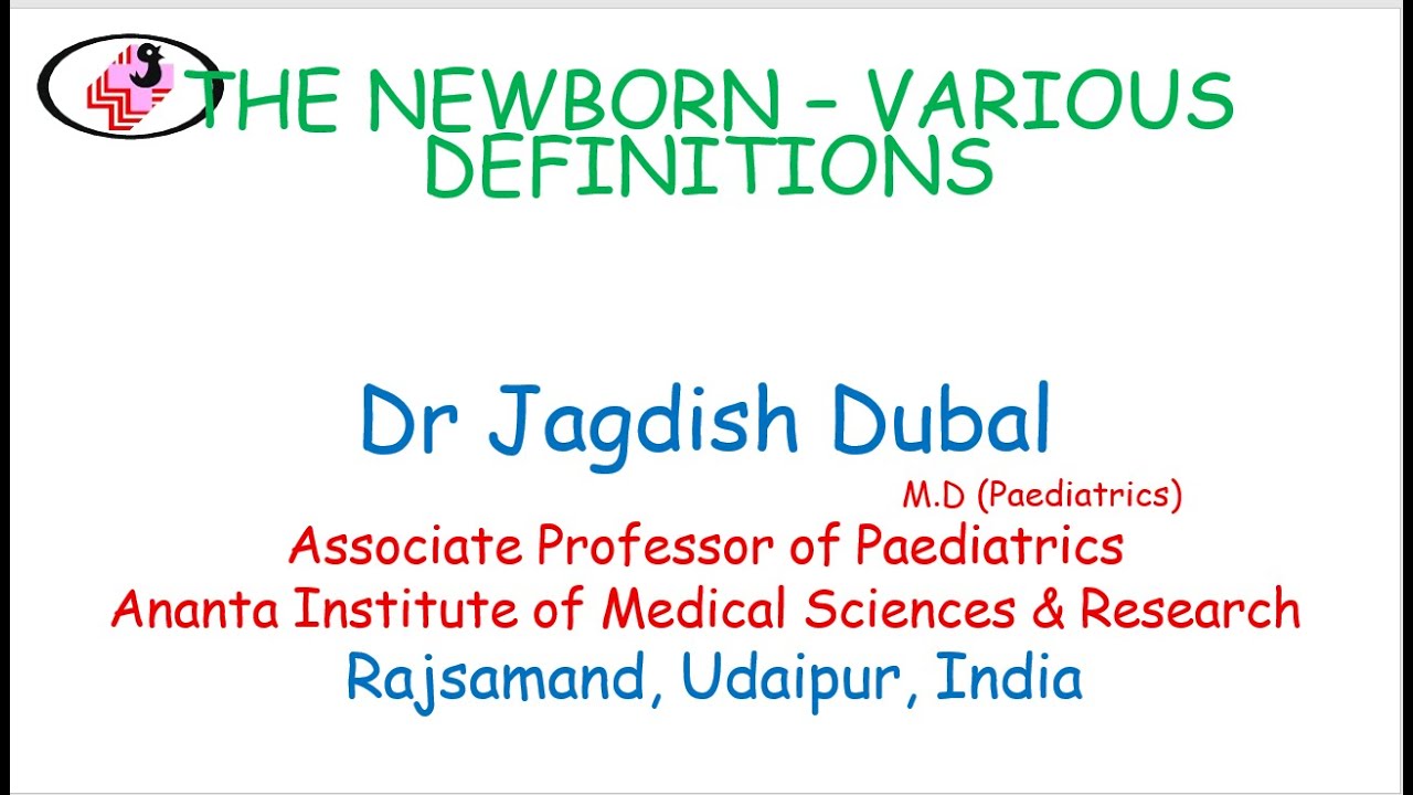 THE NEW BORN DEFINITIONS - YouTube