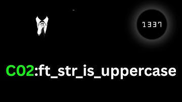 1337 POOL COUSRE: C02-EX05-EX06 (ft_str_is_uppercase)&(ft_str_is_printble) by ikosoft