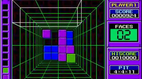 Block Out [1989 Technos California Dreams] Arcade MAME blockout