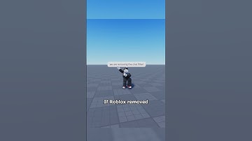 if roblox removed the chat filter for EVERYONE..