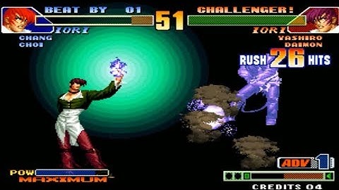 KoF 98 Combo Hack ► Shai Taiyang vs Tai Mengle ► yzkof emulator, kof98 plus, kof 98 hack, kof combos
