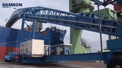 SAMSON Shiploader - Kotka Harbour Finland