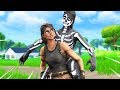 RANDOM GIRL HELPS US WIN GAME OF FORTNITE!!!