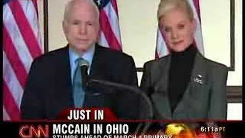 John McCain's tepid Presser over NY Times/Vicki Is...