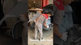 Nissan Sylphy Side Crashed Restoration