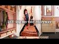 34 SQ FT ENTRYWAY MAKEOVER | Functional + Organized