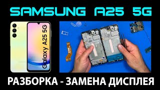 картинка: Samsung Galaxy A25 5G (A256E) - Замена дисплея / Разборка