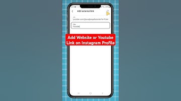 How to Add Website or YouTube Link on Instagram Profile?