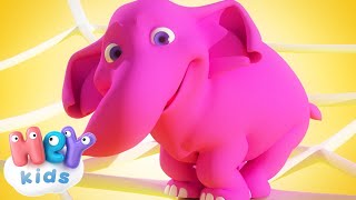 En Elefant Balanserade - Barnsånger På Svenska - lär barnen att räkna