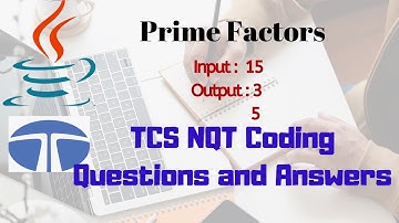 Find Prime Factors of a given number | TCS NQT coding problem (Solved)