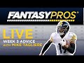 Live Week 3 Fantasy Football Q&A (2019)