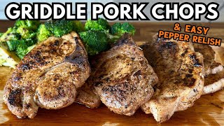 Pork Chops on the Blackstone - Steps for Juicy NOT OVERCOOKED Pork Chops