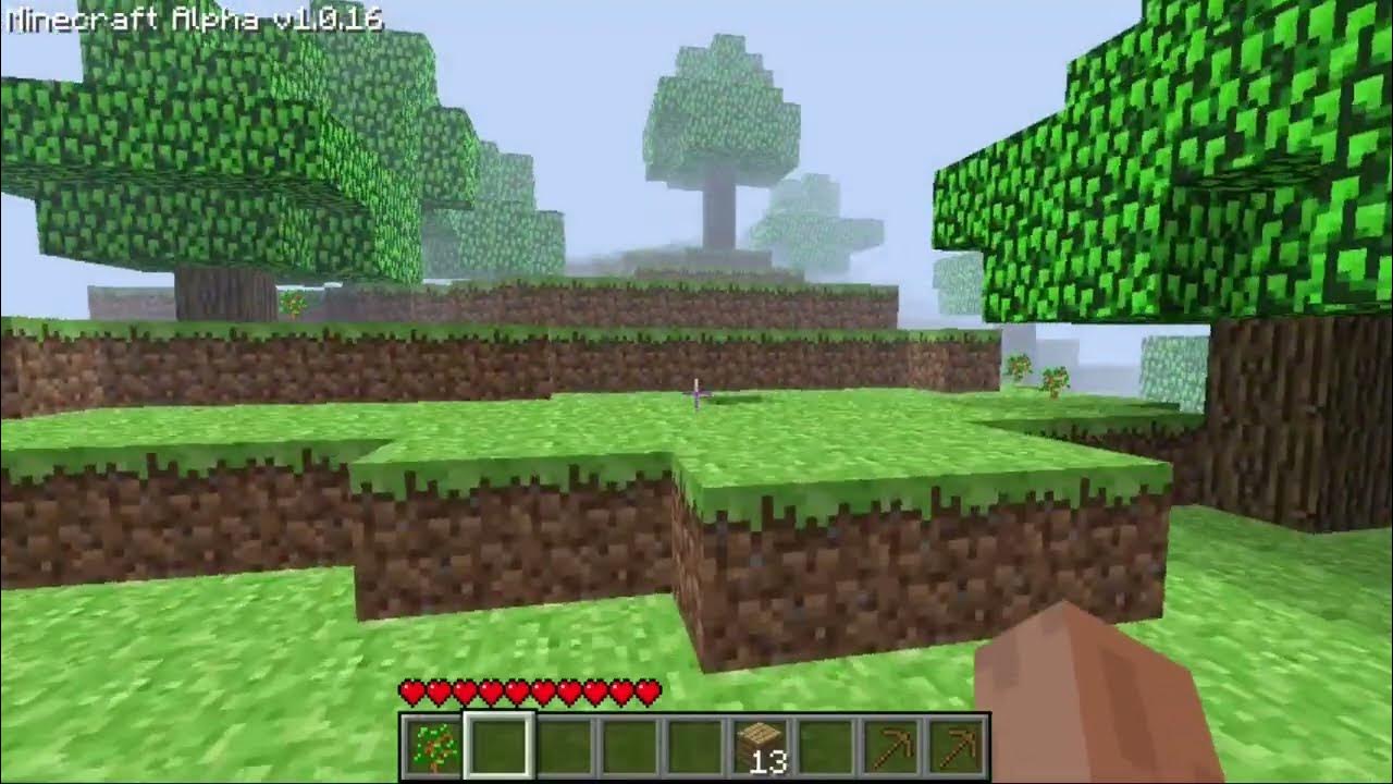 Minecraft alpha v1 0 16 youtube