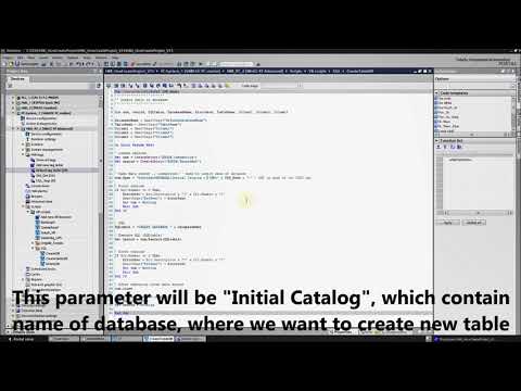 Siemens TIA Portal HMI tutorial – How to create table in database from WinCC RT (SQL / HMI RT)