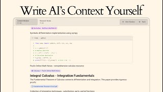 Write AI's Context!