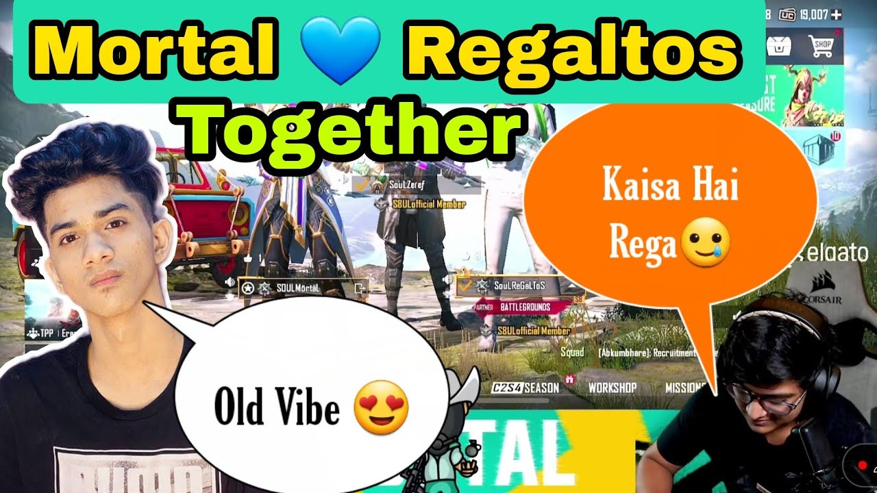 Mortal And regaltos Playing Bgmi After A Longtime || Mortal React On ...