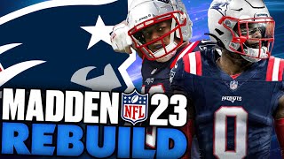 Christian Gonzalez New England Patriots Rebuild! I Drafted 2 Weird X Factors... Madden 23 Franchise