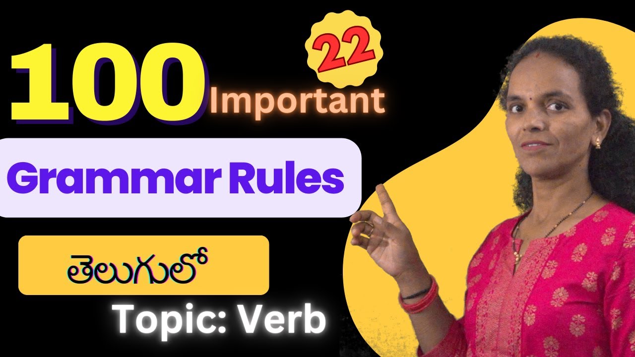 100 Important Rules of Grammar | Class - 22 | Basic English Grammar | # ...