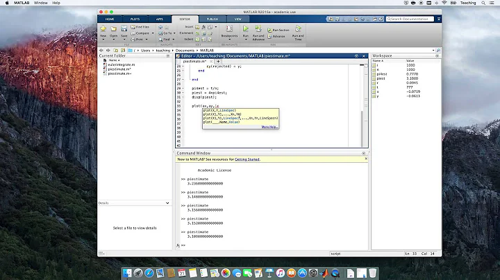Computational Physics Video 20 - Rejection Sampling and the Estimate of Pi