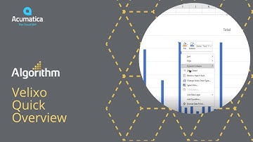Velixo Overview: Excel-based Reporting for Acumatica