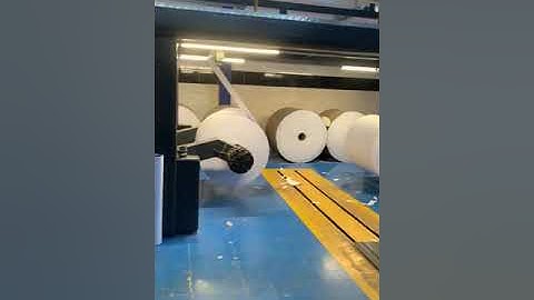 CHM sheeter & A4 copy paper production line running well in Iran client factory #machine #sheeter