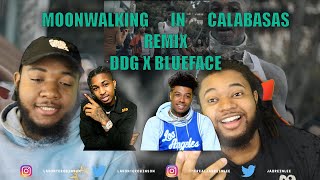 DDG -  Moonwalking In Calabasas Remix  feat. Blueface (Official Music Video) REACTION !!!