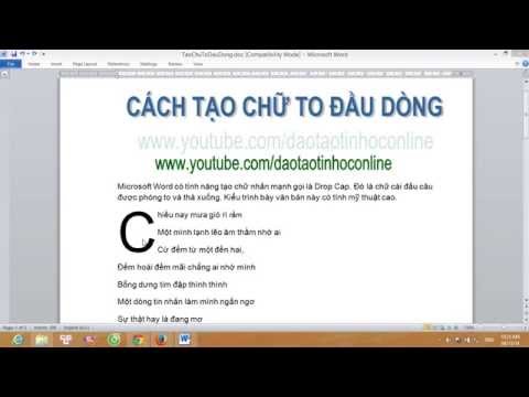 Video: Cách Gõ Chữ Cái Lớn