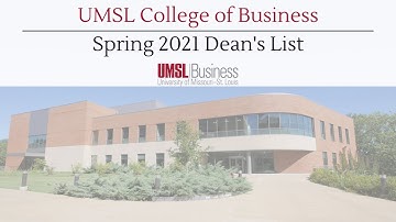 UMSL College of Business Spring 2021 Dean