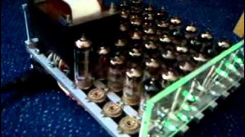 Vacuum tube binary clock 2