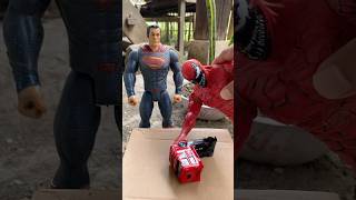 Superman returns the car #marveltoys #funny #fypp