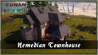 HOW TO BUILD A NEMEDIAN TOWNHOUSE [SPEED BUILD] - CONAN EXILES