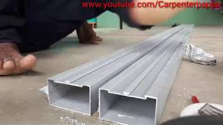 Aluminium section partition part 1