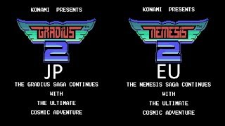 Nemesis 2/Gradius 2 (MSX, SCC) - Dancing Venus (Oscilloscope View)