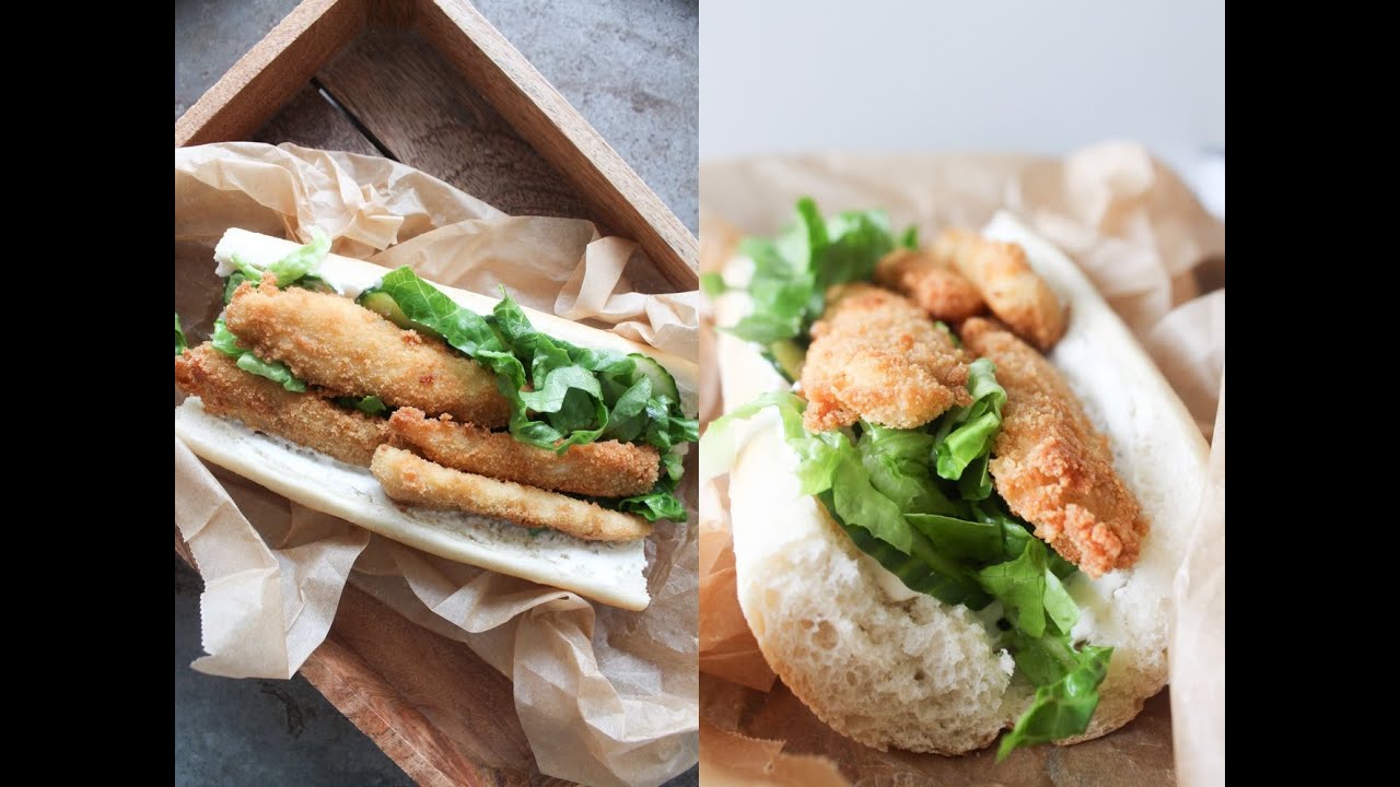 How To Make Fish Sticks Sandwich By One Kitchen Episode 594 YouTube