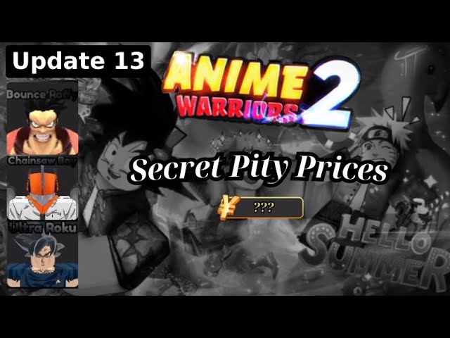 ✨ NEW FREE SECRET Unit Pity + MAX LEVEL 110 MYTHIC In Anime Warriors  Simulator 2 UPDATE! ✨ 